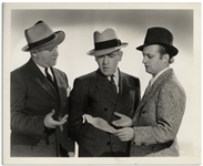 Clarence Sinclair Bull 10" x 8" Semi-Glossy Portrait of Moe, Larry & Curly -- Done for MGM, Circa 1934 -- Near Fine Condition